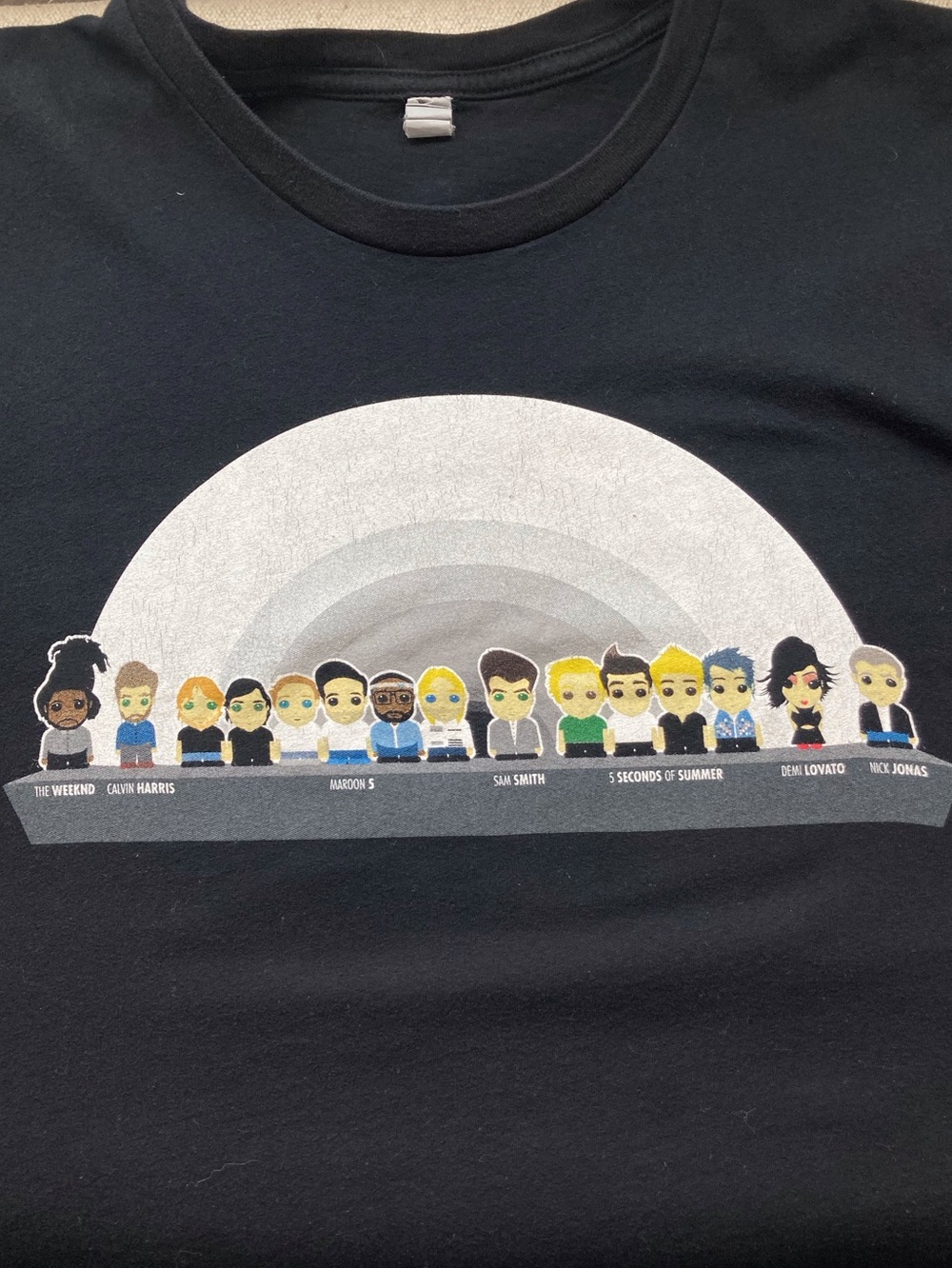 We Can Survive 2015 Concert Tee Large Weeknd Calvin Harris Demi Lovato